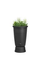 green basics regenton plus 110ltr living black